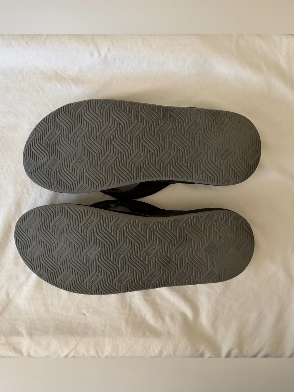 Reef Men’s Black Flip-Flop Sandals Sz 12